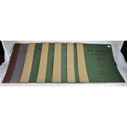 War Drawings. Edition de Luxe. From the Collection presented to the British Museum by His Majesty's Government. (6 parts)